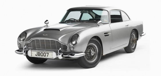 James Bond’s Thunderball and Goldfinger Aston Martin DB5 Sells for $4.6 Million