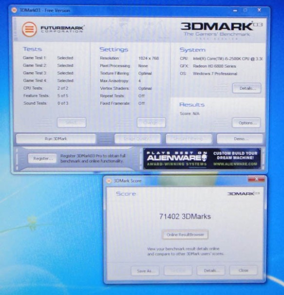 Fatal1ty P67 Benchmark Win7 64 bit Drivers HD6850 - 71420