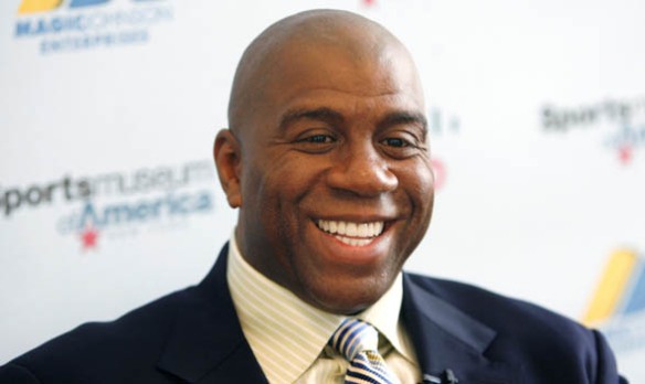 Magic Johnson - Guggenheim Baseball Partners which includes Magic Johnson will buy the Los Angeles Dodgers for $2 billion - twice the amount ever paid for a baseball franchise